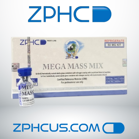 Mega mass mix (GHRP6 - 5 mg + CJC 5 mg) 50 mg ZPHC