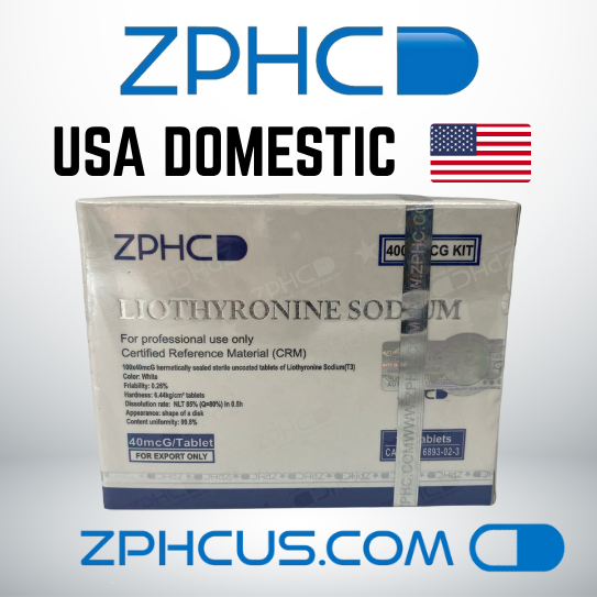 Liothyronine Sodium T3 (100 tablets) 50 mcg ZPHC - Domestic US